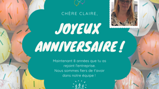 JOYEUX ANNIVERSAIRE CLAIRE !