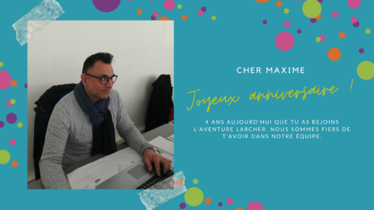Souhaitons un joyeux anniversaire à Maxime Clabot !