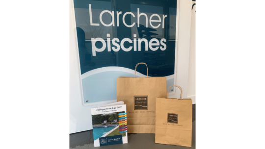 Les sacs LARCHER piscines sont arrivés en showroom !