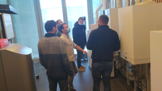 L&rsquo;équipe LARCHER Services découvre la nouvelle chaudière Viessmann !