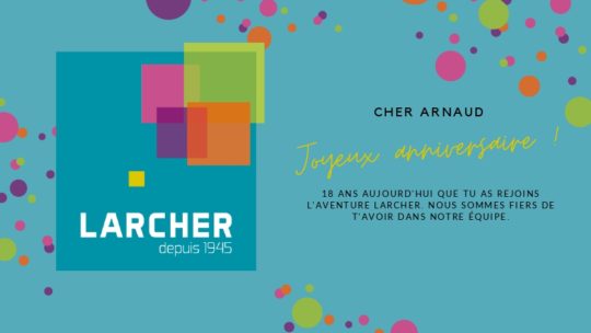 Souhaitons un joyeux anniversaire à Arnaud GALLOT !