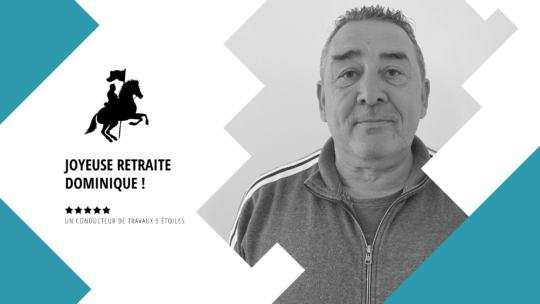 Souhaitons un bon départ en retraite à Dominique notre plus bel étalon !