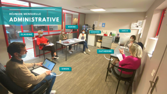 Groupe LARCHER : réunion mensuelle administrative