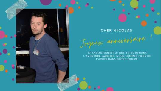 Souhaitons un joyeux anniversaire à Nicolas Rawyler !