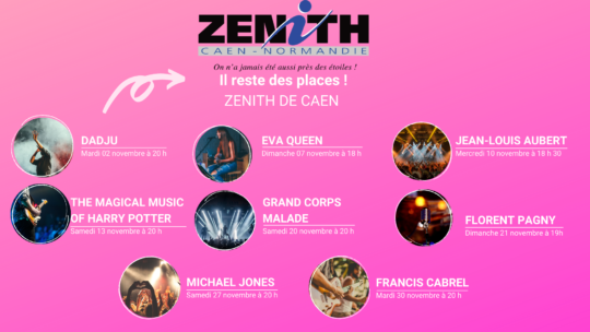 Il reste des places pour les spectacles du mois de novembre !