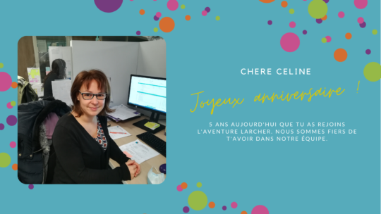 Souhaitons un joyeux anniversaire à Céline TREMPU !