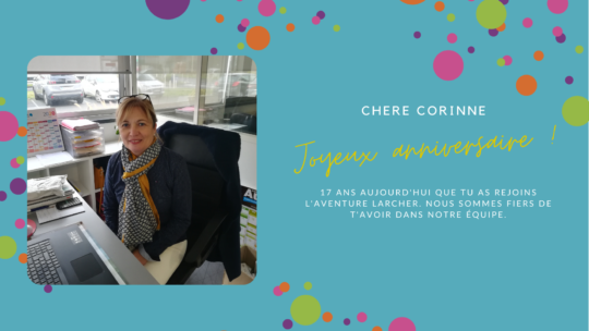 Souhaitons un joyeux anniversaire à Corinne COURVILLE !
