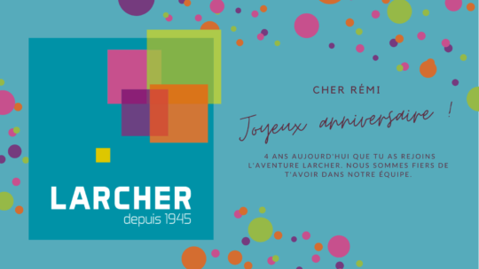 Souhaitons un joyeux anniversaire à Rémi CHOCTEAU !