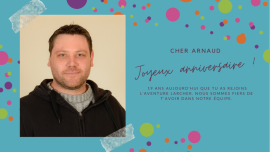 Souhaitons un joyeux anniversaire à Arnaud GALLOT !