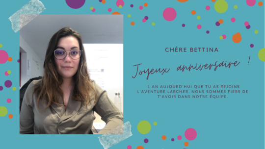 Souhaitons un joyeux anniversaire à Bettina FORTIER !