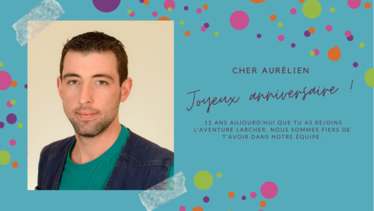 Souhaitons un joyeux anniversaire à Aurélien GOREL !