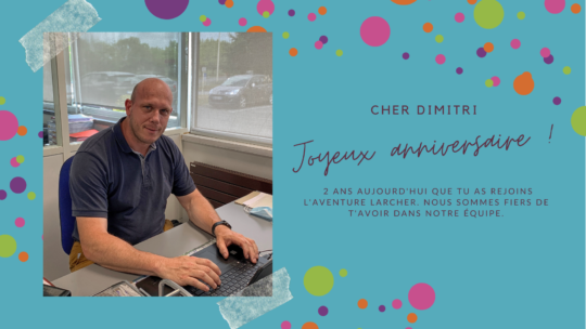 Souhaitons un joyeux anniversaire à Dimitri EUDE !
