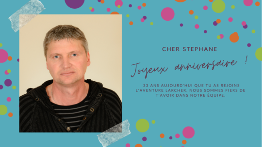 Souhaitons un joyeux anniversaire à Stéphane LEGRIX !