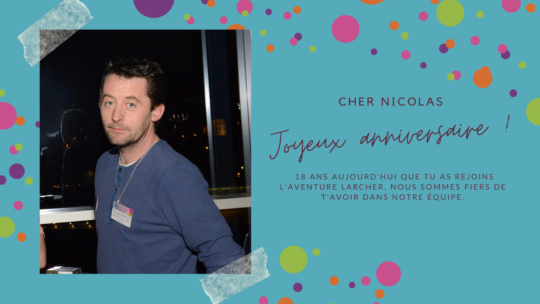 Souhaitons un joyeux anniversaire à Nicolas RAWYLER !