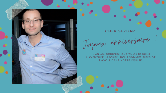 Souhaitons un joyeux anniversaire à Serdar EL !