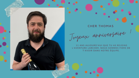 Souhaitons un joyeux anniversaire à Thomas LARCHER !