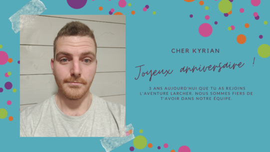 Souhaitons un joyeux anniversaire à Kyrian HAMARD !