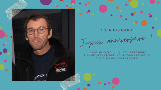Souhaitons un joyeux anniversaire à Bernard LAISNE !