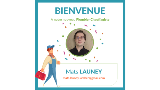 Souhaitons la bienvenue à Mats LAUNEY !