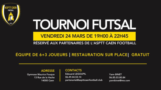 Tournois FUTSAL de l’ASPTT | LARCHER
