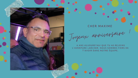 Souhaitons un joyeux anniversaire à Maxime CLABOT !