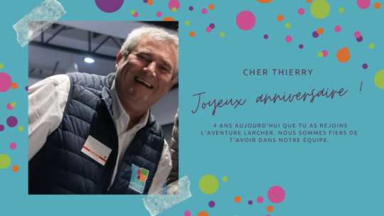 Souhaitons un joyeux anniversaire à Thierry BELLOIR !