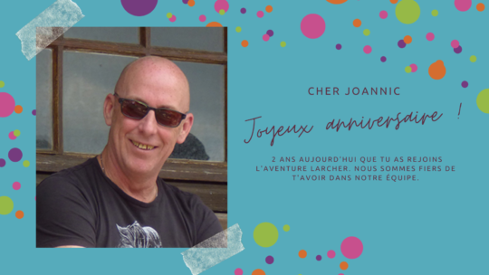 Souhaitons un joyeux anniversaire à Joannic MICHALECZEK !