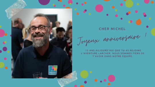 Souhaitons un joyeux anniversaire à Michel RODIAN !