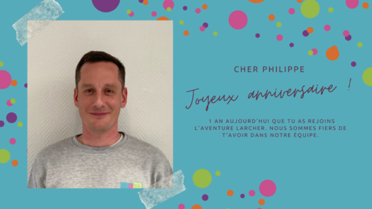 Souhaitons un joyeux anniversaire à Philippe MARIE !