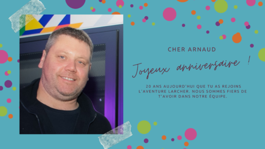 Souhaitons un joyeux anniversaire à Arnaud GALLOT !
