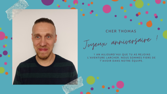 Souhaitons un joyeux anniversaire à Thomas VIMOND !