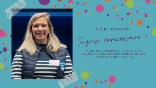 Souhaitons un joyeux anniversaire à Aodrenn DUNAYE !