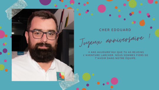 Souhaitons un joyeux anniversaire à Edouard LE DANOIS !