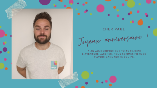 Souhaitons un joyeux anniversaire à Paul PILLET !