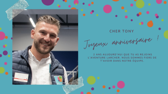 Souhaitons un joyeux anniversaire à Tony SUZANNE !