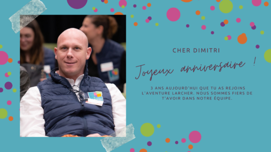 Souhaitons un joyeux anniversaire à Dimitri EUDE !