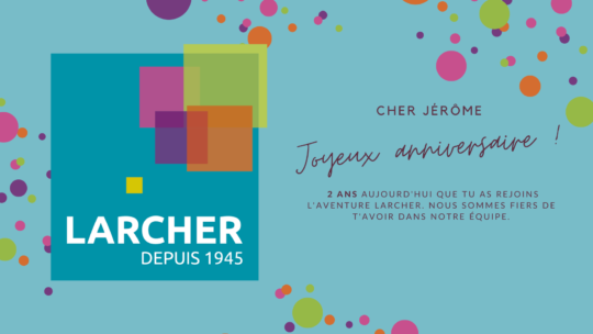 Souhaitons un joyeux anniversaire à Jérôme DESMOUCEAUX !