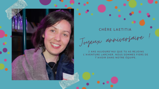 Souhaitons un joyeux anniversaire à Laetitia HOARAU !