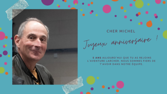 Souhaitons un joyeux anniversaire à Michel GARREL !