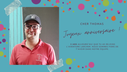 Souhaitons un joyeux anniversaire à Thomas BIDERRE !